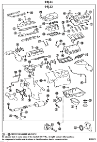 GASKET KIT, ENGINE OVERHAUL