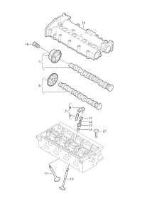 PORSCHE CARRERA SEAL, VALVE