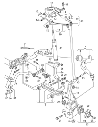 BUSH-CONTROL ARM-AUDI-Q7/TOURG