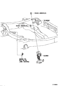 BRACKET ASSY, SPARE WHEEL CARRIER