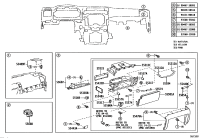 5543335110-Panel, instrument panel finish, lower no.2