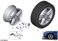 WHEEL SCREW BMW X5-E70,X6,MINI COOPER