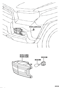 LENS, FRONT TURN SIGNAL LAMP, RH