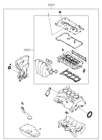 GASKET KIT-ENGINE OVERHAUL