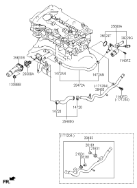 254722E000-HOSE-COOLANT BY PASS