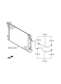 25420D3500-HOSE ASSY-OIL COOLING