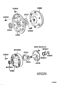 3210126010-GEAR SUB-ASSY, DRIVE PLATE & RING