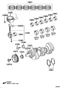 WASHER SET, CRANKSHAFT THRUST