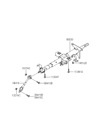 563102E000-COLUMN ASSY, STEERING