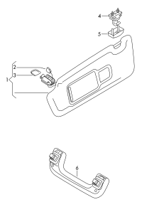 8R0857607J-Grip, folding