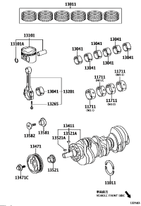 110110P030-WASHER SET, CRANKSHAFT THRUST