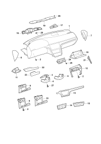 5GD857002-Panel, instrument