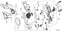 76208T70H11-MIRROR ASSY., R. (AUTO TURN)