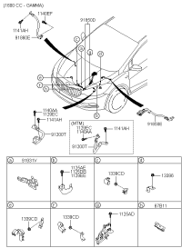 91931B5010-BRACKET-WIRING MTG
