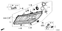 33150TW1H01-Lamp assy-head lh