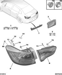 9678396180-Taillight, r. rr. fender