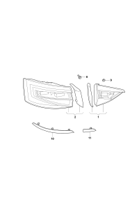 3VD945307A-LED taillight