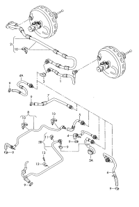 4F1611931K-Pipe, vacuum w/check
