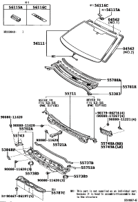 5570808031-LOUVER SUB-ASSY, COWL TOP VENTILATOR