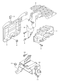 4F1907324-BRACKET-CONTROL