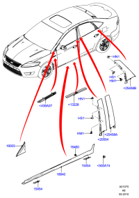 8S7916460AB-BRACKET,HARNESS