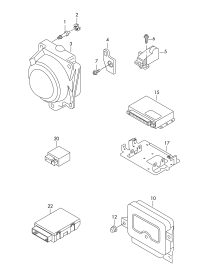 3AA971303-Bracket, radar sensor