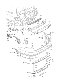 3AA807305-HOOD STAY BUSH