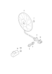 6RD959455-Fan, radiator