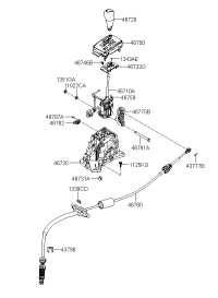467203K100FZ-KNOB ASSY-GEAR SHIFT LEVER