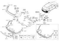 86631A1500-BEAM-RR BUMPER