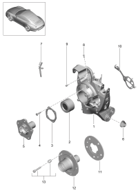 99905305701-Bearing, tilt ball