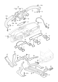 7P6819705-Nozzle assy-air, door glass