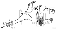 72110T0AH01-Latch assy., r. fr. power