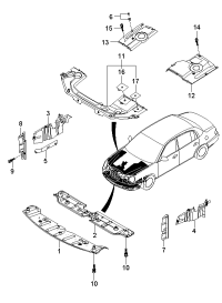 291103F300-COVER ASSY-ENGINE UNDER FR RH