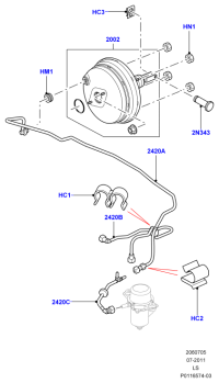 SJJ500010-Kit-brake booster