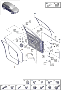 9Y0837418C-Guide rail deprecated parts