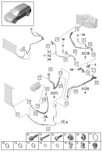 PAB82033900-Base refrigerant circulation system deck