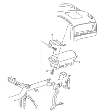 7P6880204C-Air bag unit (co * *
