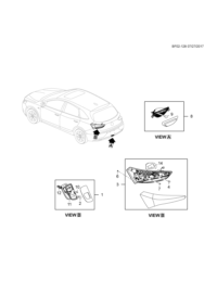 26682757-Signal lamp, rear body structure auxiliary (including 2,10-12)