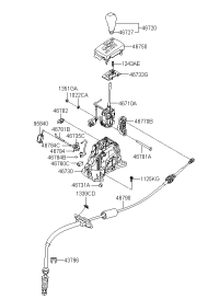 467103K100-LEVER-GEAR SHIFT