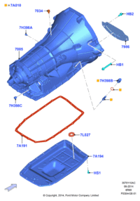 BL3Z7A191C-INPUT SHAFT SEAL