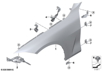41009449460-Bracket no.4, r. fr. side