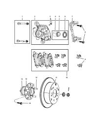 5191247AA-PIN KIT DISC BRAKE