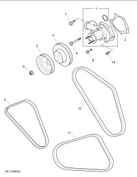 SMD303389-PUMP ASSY-WATER