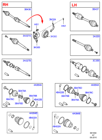 4M513B436HA-Joint assy-rh