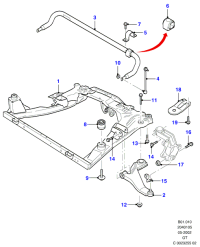 LE1S713042BB-Arm assy-fr susp rh
