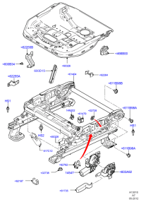 4M51A617C12AA-SPRING-RETURN,REAR BRAKE SHOE