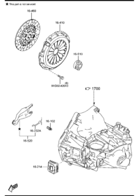 PE1116410-Clutch pressure plate