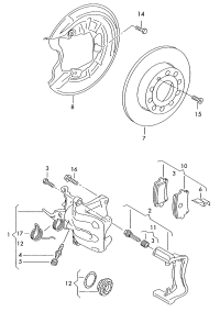 5C0615601-BRAKE DISC FRT-C(W203)