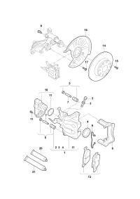 5QD615423-Housing assy-caliper